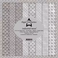 Paper Favourites Industrial Metal 6x6" Pappersblock