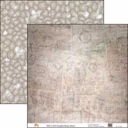 Dixie Craft Nostalgia-7 12x12" Mönsterpapper