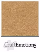 CraftEmotions Craft paper Light Browny 12x12"