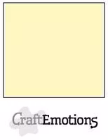 CraftEmotions Cardstock Linen Light Yellow 12x12"