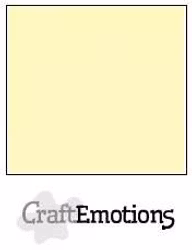 CraftEmotions Cardstock Linen Light Yellow 12x12"