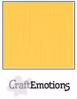 CraftEmotions Cardstock Linen Gold 12x12"