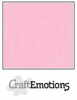 CraftEmotions Cardstock Linen Pink 12x12"
