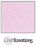 CraftEmotions Cardstock Linen Soft Lilac 12x12"