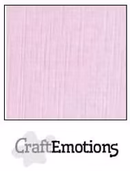 CraftEmotions Cardstock Linen Soft Lilac 12x12"