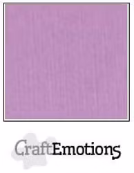 CraftEmotions Cardstock Linen Lila 12x12"