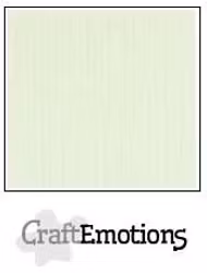 CraftEmotions Cardstock Linen Light Green 12x12"