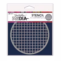 Stencil Dina Wakley Coasters 1 MDS81586