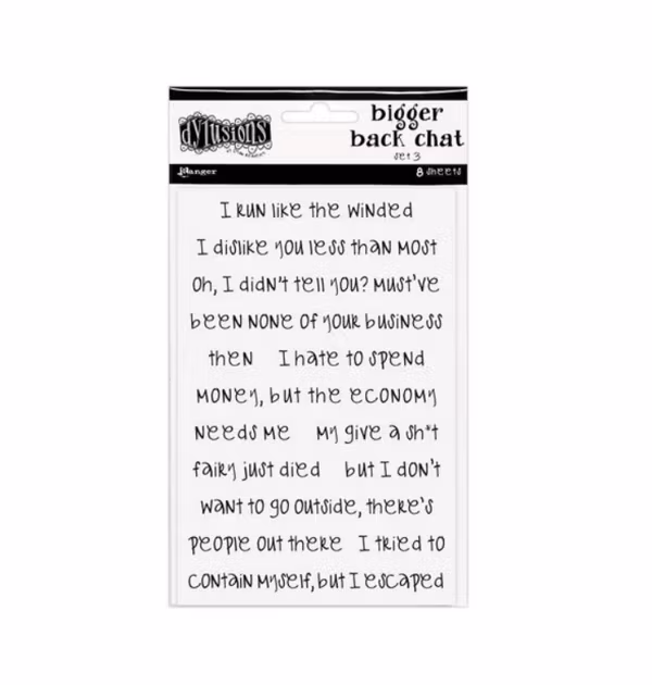 Stickers Bigger back chat - White 3 DYA81791