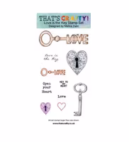 That´s Crafty Stämpel Love is the Key