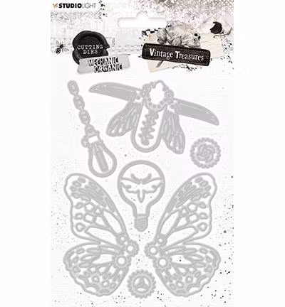 Studio Light Dies Vintage Teasures nr. 264 Mecanic Organic