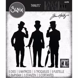 Tim Holtz Sizzix Dies Gentlemen 666286