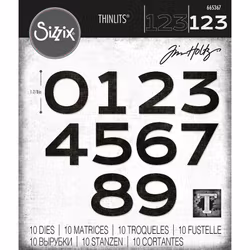 Tim Holtz Sizzix Dies Countdown 665367