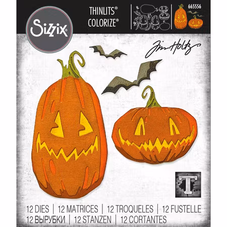 Tim Holtz Sizzix Dies Pumkin Patch Colorize 665556