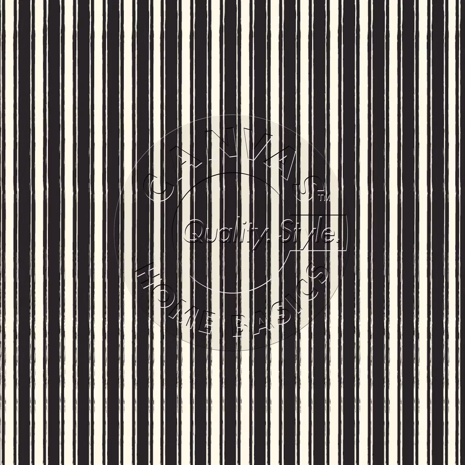 Canvas Corp Black Ivory Stripe 12x12" Mönsterpapper