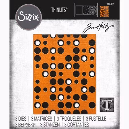 Tim Holtz Sizzix Dies Layered Dots 666385