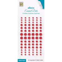 Nellie Snellen Enamel dots Red