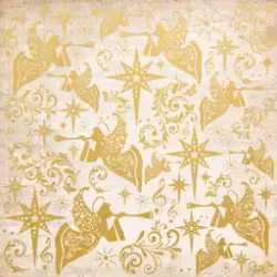 Kaisercraft Paper Foil Holy Night 12x12" Mönsterpapper