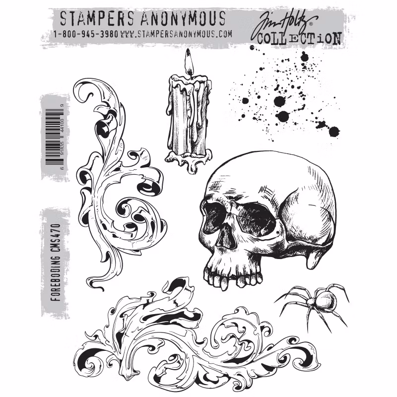 Tim Holtz Stamps Foreboding CMS470