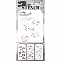 Tim Holtz Stencil Mini set 56 THMST056