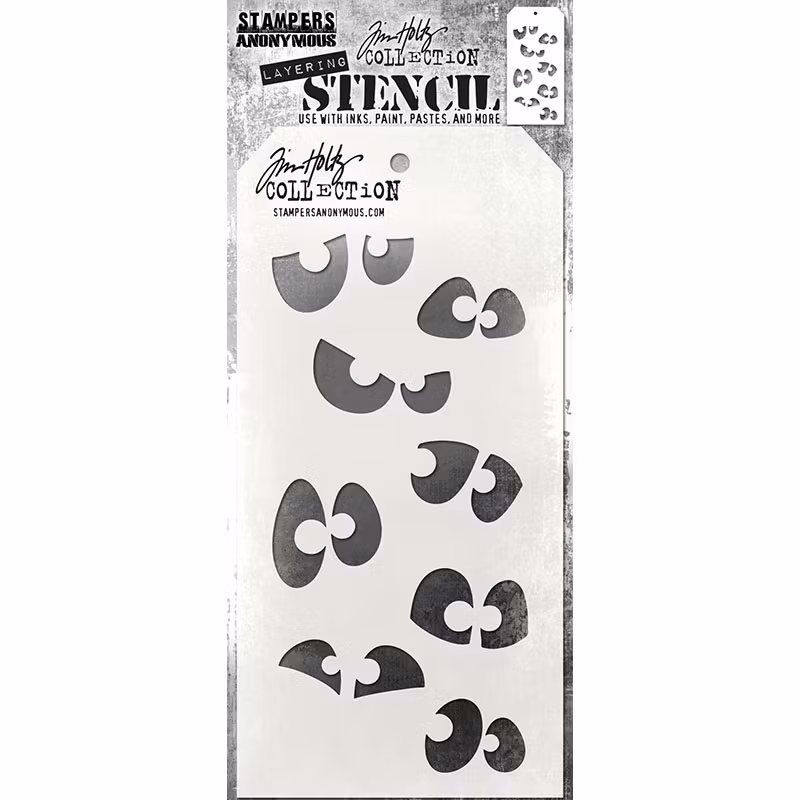 Tim Holtz Stencil Peekaboo THS169