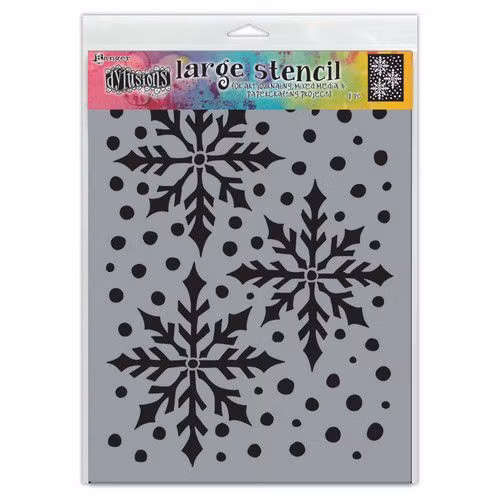 Dylusions Stencil Ice Queen