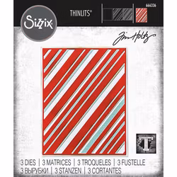 Tim Holtz Sizzix Dies Layered Stripes 666336