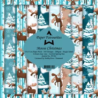 Paper Favourites Moose Christmas 6x6" Pappersblock