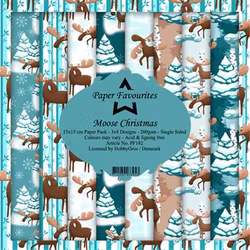 Paper Favourites Moose Christmas 6x6" Pappersblock
