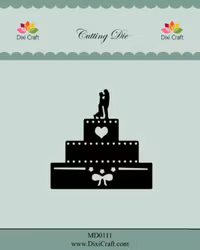 Dixie Craft Cutting Die Wedding Cake