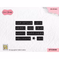 Nellie Snellen Clear Stamp Christmas Love