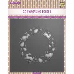 Nellie's Choice Embossing folder Easter