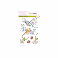 CraftEmotions clearstamps Daryl Dragonfly 130501-2720