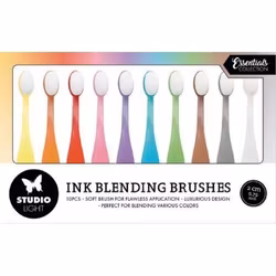Studio Light Blending Brushes 10 st, 2 cm 0,79 inch