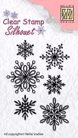 Nellie´s Choice Silhouet Clear Stamps Snowflakes