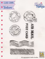 Nellies Choice Clearstamp - Texture - Post TXCS020