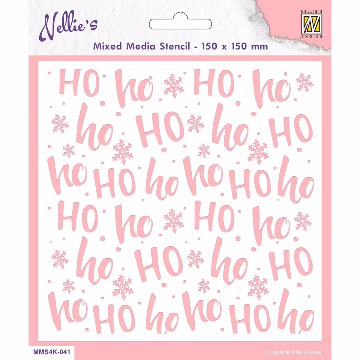 Nellies Choice Stencil Ho Ho