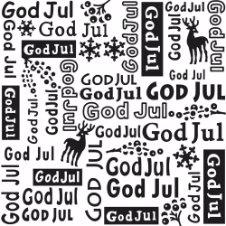 Nellies Choice 3D Embossing Folder God Jul