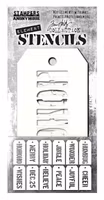Tim Holtz Element Stencils Christmas THEST003