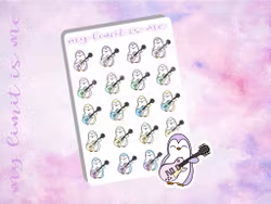 Guitar penguins ♥