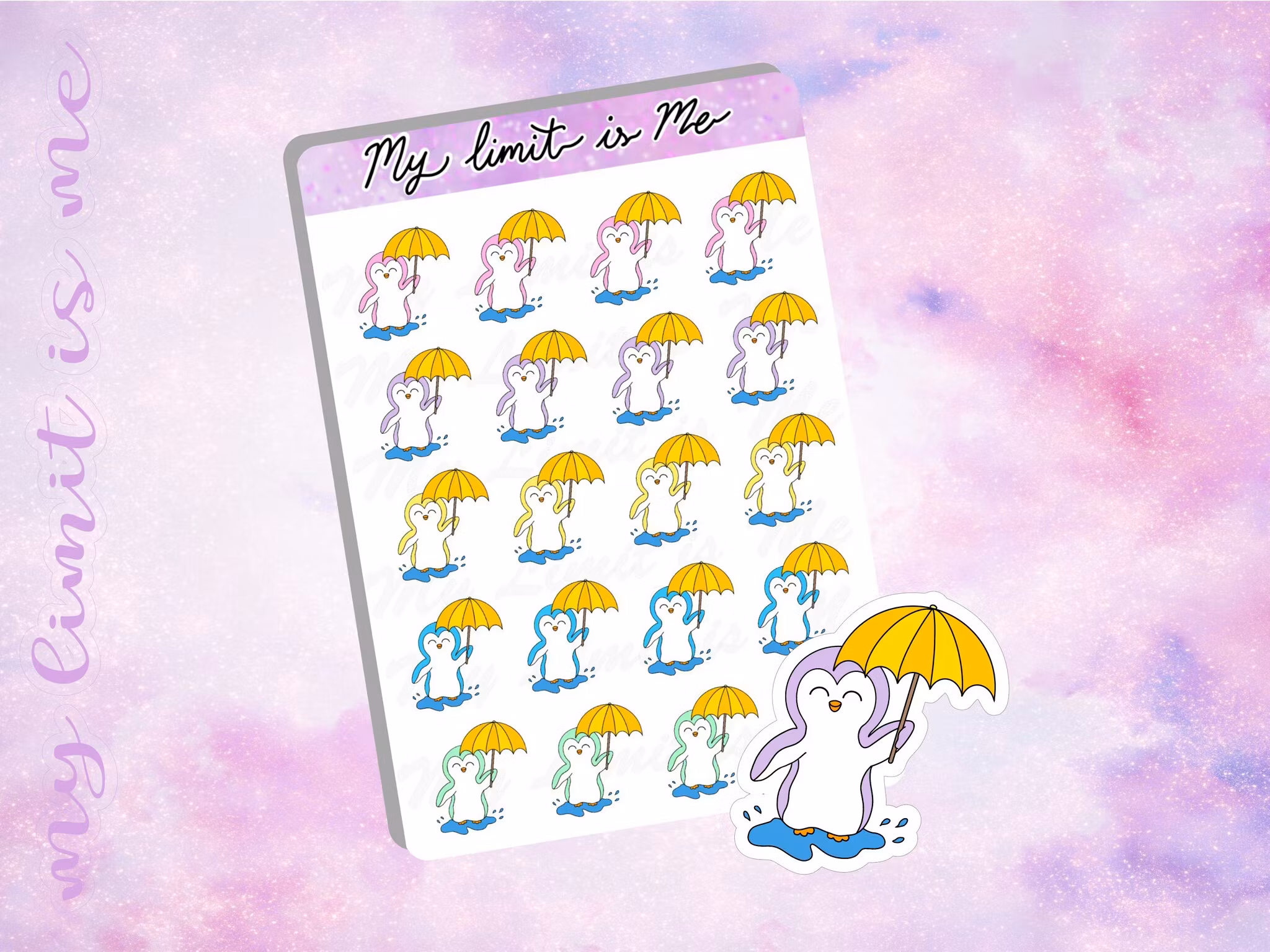 Rainy day penguins ♥