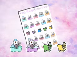 Reading penguins ♥