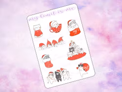 Christmas cats 1