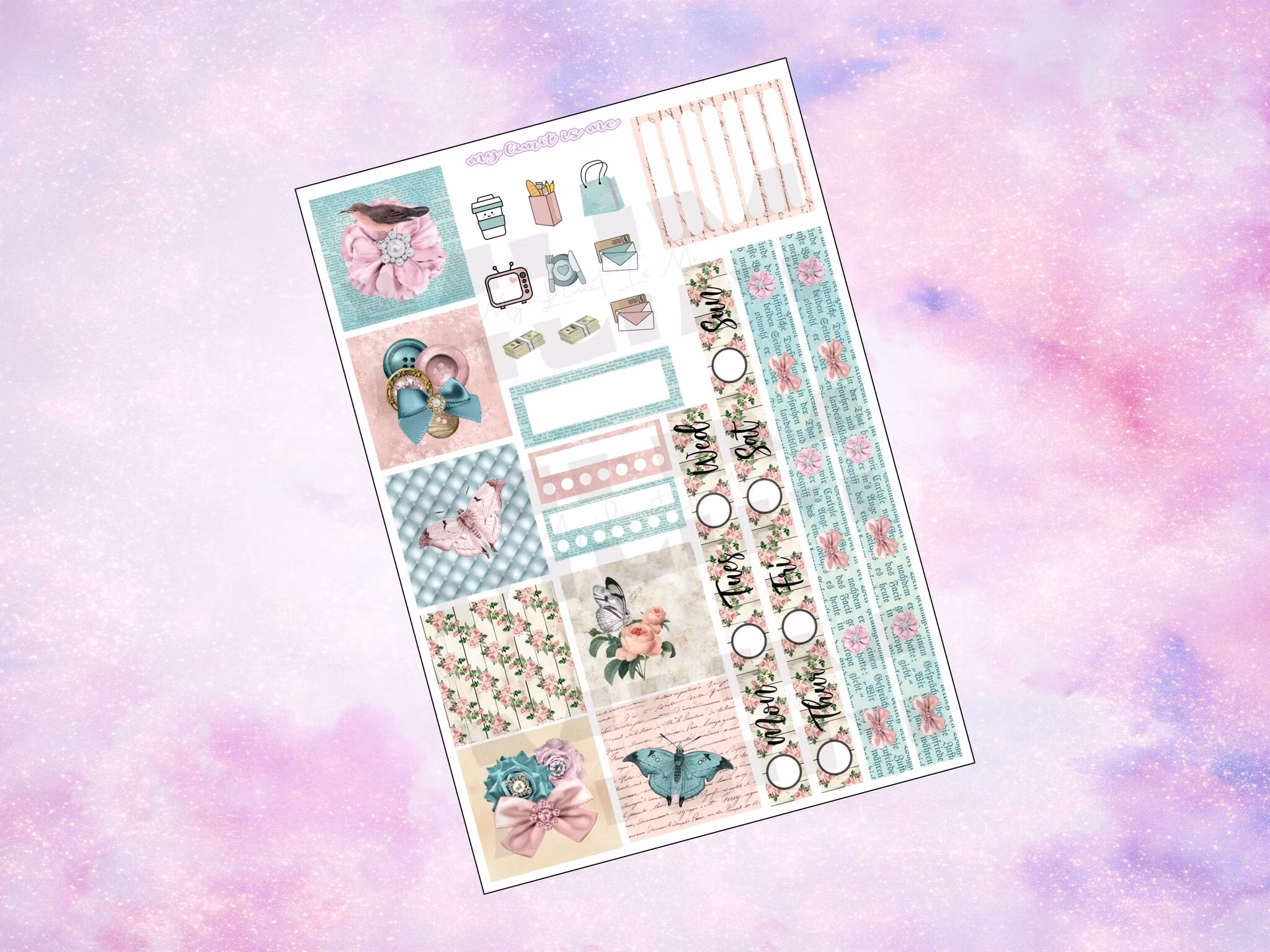 Hobonichi Cousin - Vintage Garden