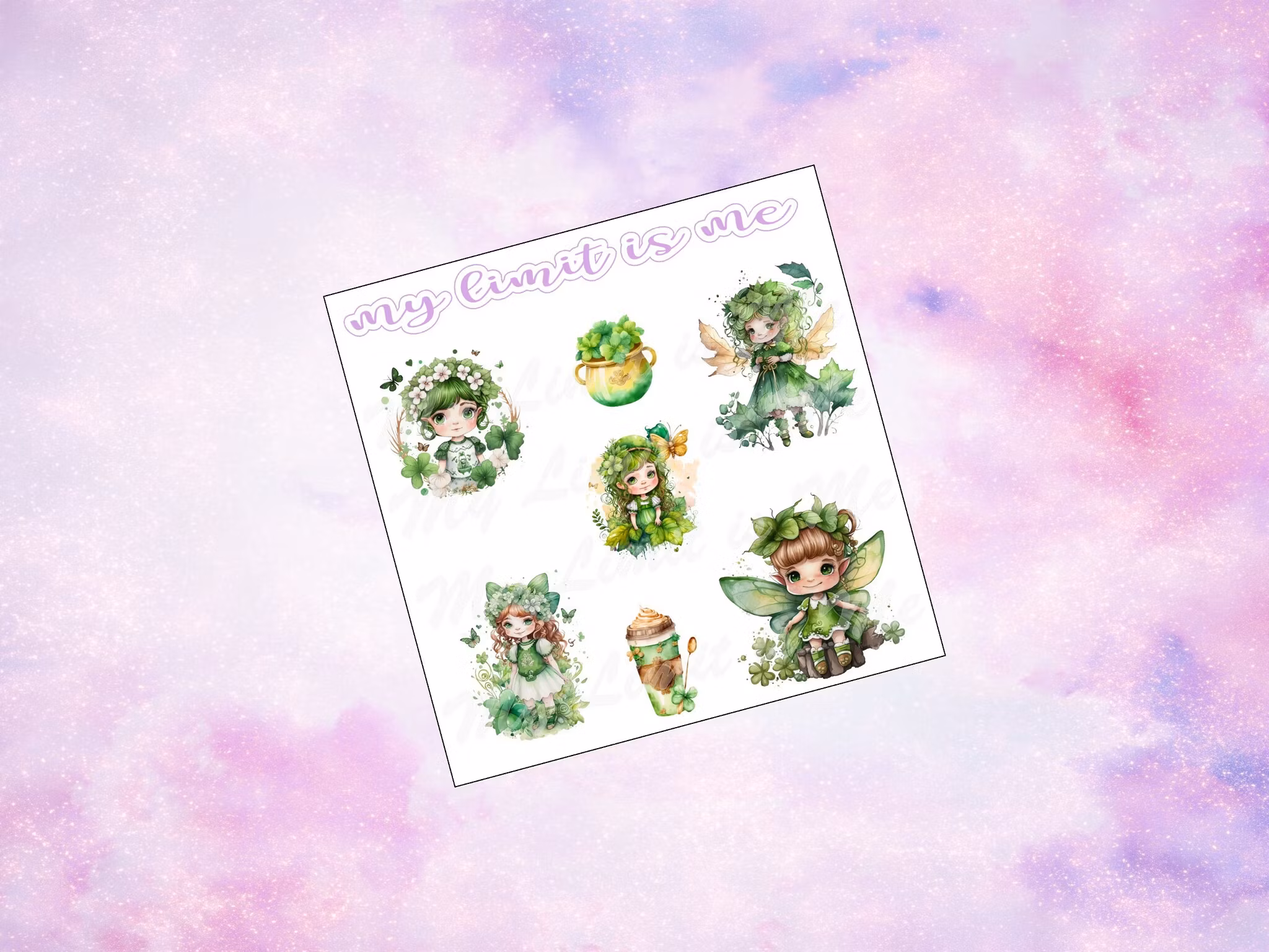Hobonichi Cousin - Green Fairy (St. Patricks day)