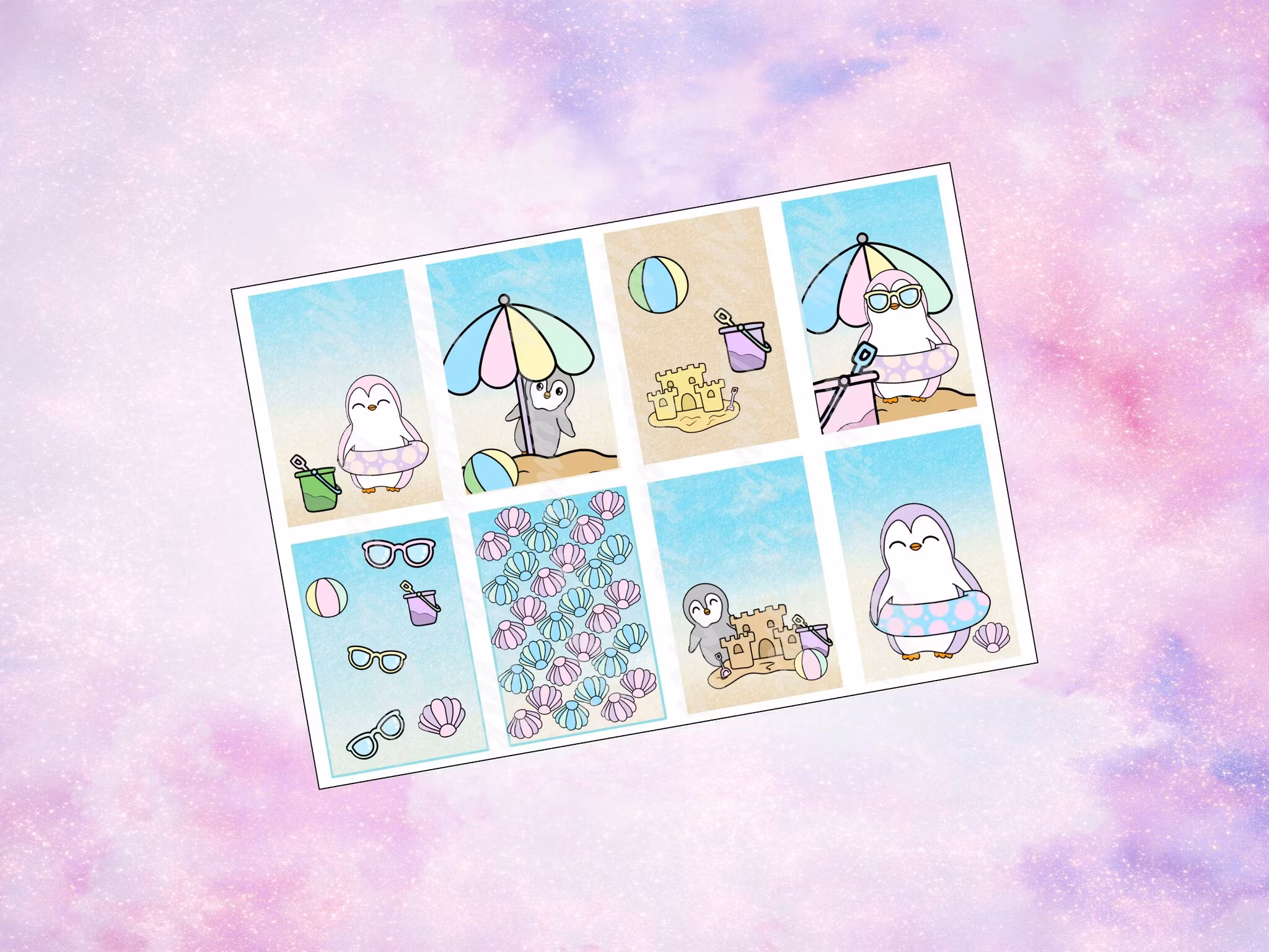 Happy Planner - Beach Penguin ♥
