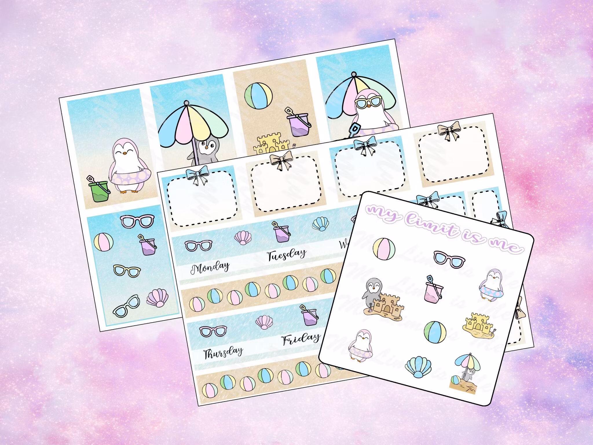 Happy Planner - Beach Penguin ♥