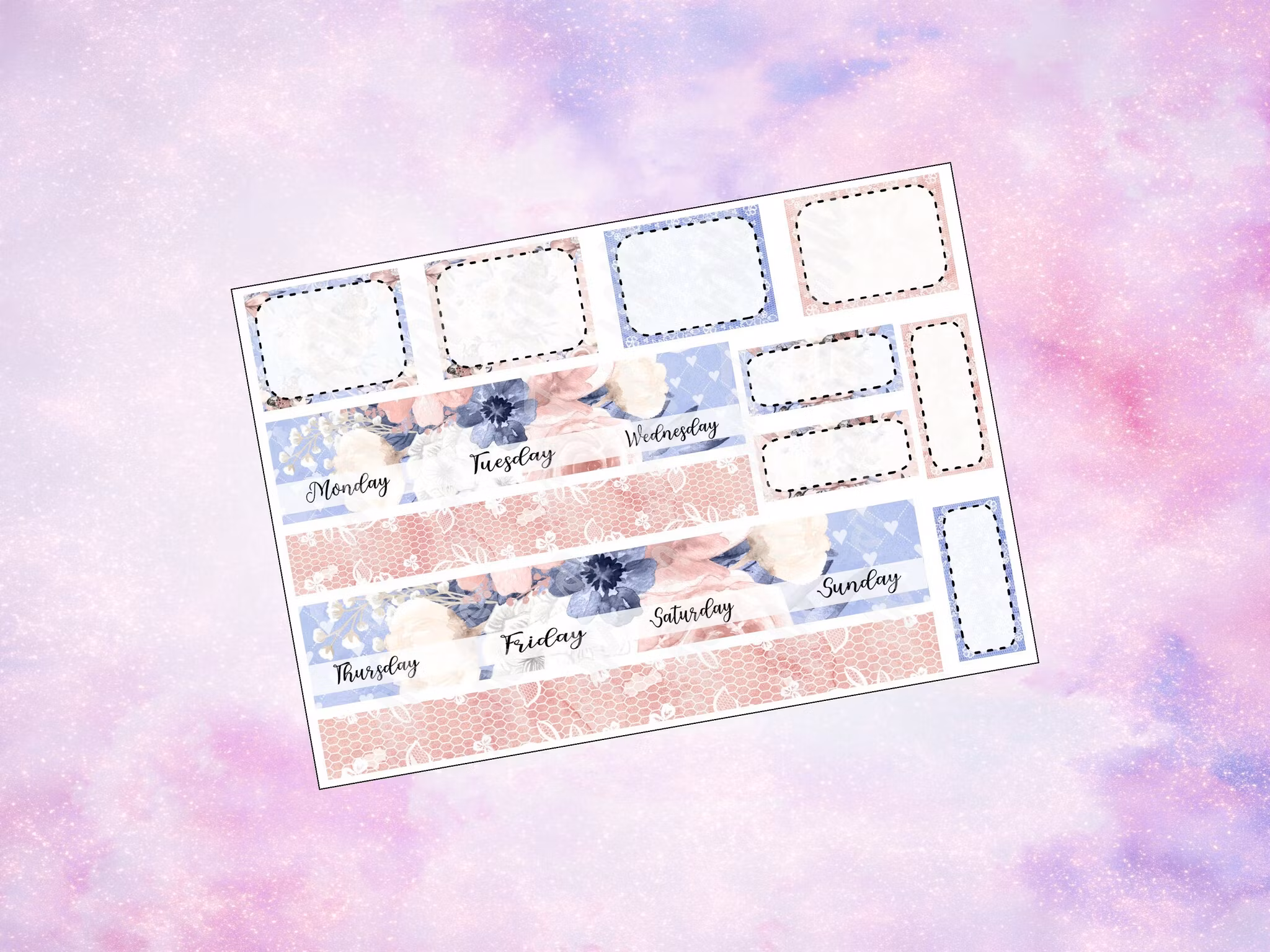 Happy Planner - Blue and Blush