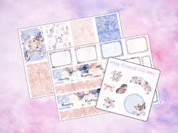 Happy Planner - Blue and Blush