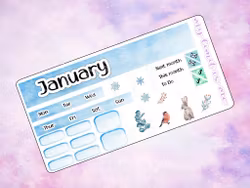 Hobonichi Weeks - January monthly